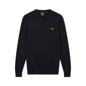 Lyle & Scott Cotton Merino Crew Neck Jumper - Dark Navy
