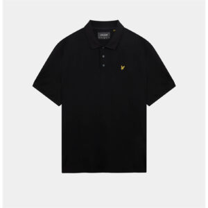 Lyle & Scott Men's Plain Polo Shirt - Jet Black