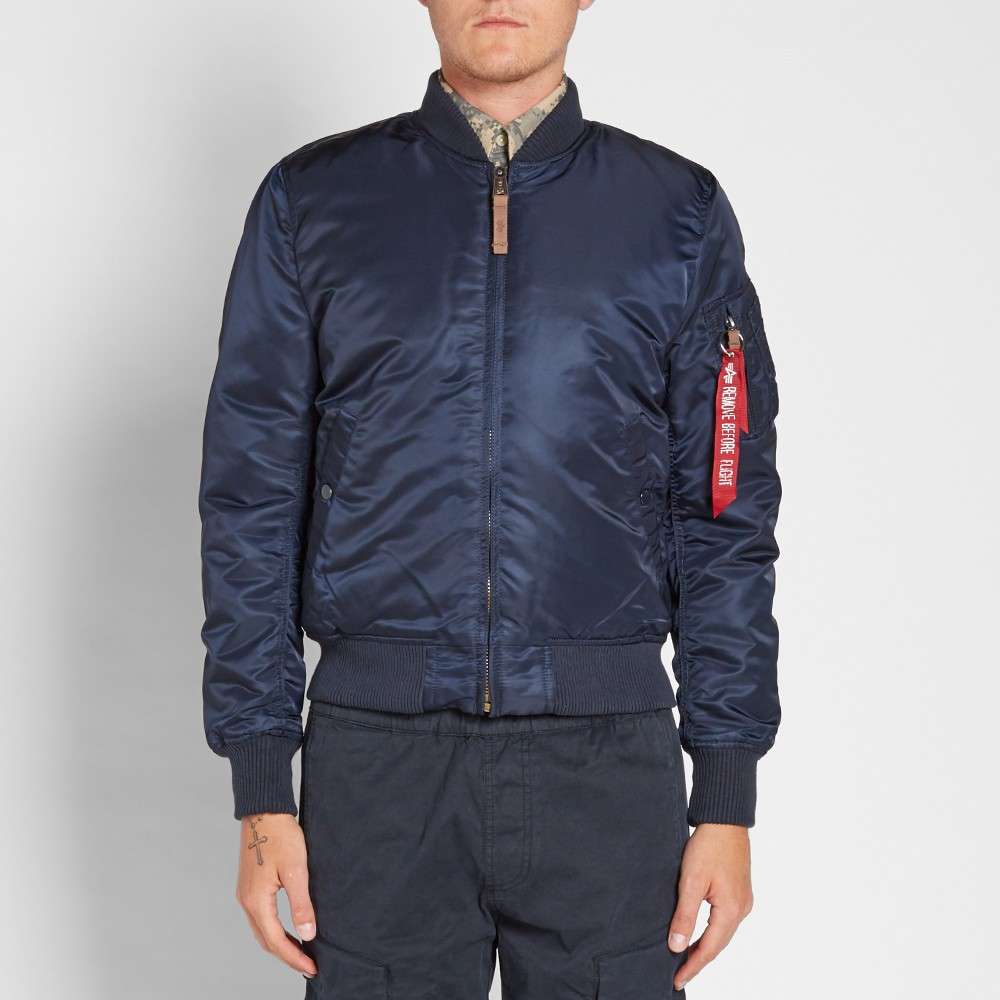 Alpha Industries MA-1 VF 59 Flight Jacket Rep. Blue | eBay