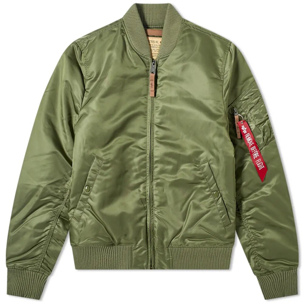 Alpha Industries MA-1 VF 59 Flight Jacket Sage Green | eBay