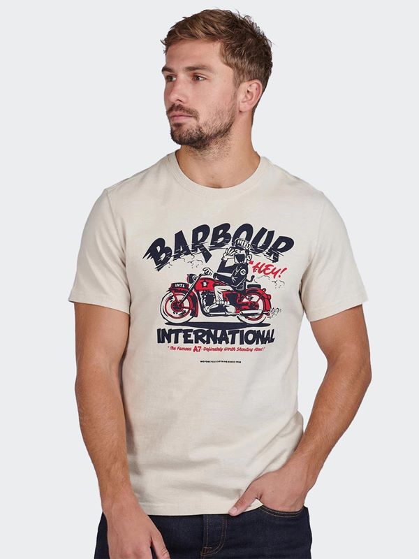 Barbour International Legendary A7 T-Shirt Mist - Picture 6 of 8