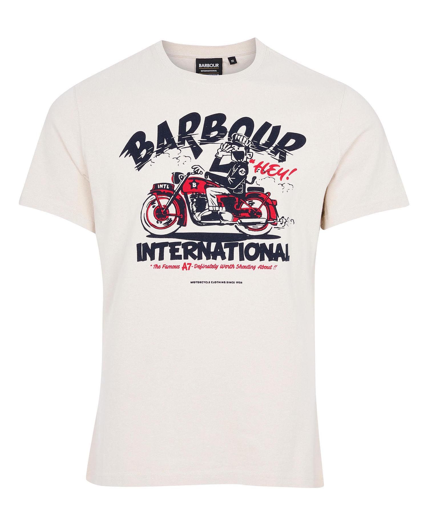 Barbour International Legendary A7 T-Shirt Mist - Picture 5 of 8