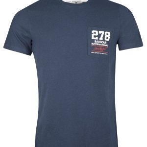 Barbour International SMQ Wing T-Shirt Navy