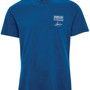 Barbour International SMQ Signature T-Shirt Petrol