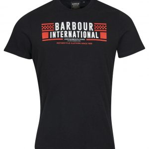 Barbour International Grasstrack T-Shirt Black