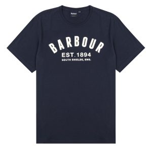 Barbour Ridge Logo T-Shirt Navy
