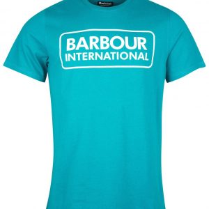 Barbour International Essential Large Logo T-Shirt Shaded Spruce
