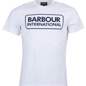 Barbour International Essential Large Logo T-Shirt White