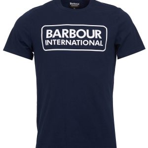 Barbour International Essential Large Logo T-Shirt Navy