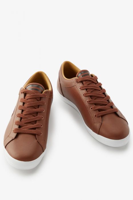 Fred Perry Baseline Leather B1228 Tan - Picture 6 of 8