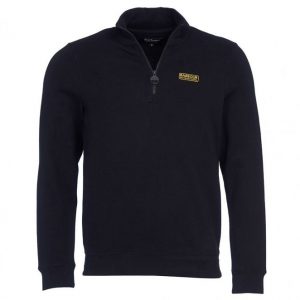 Barbour International Essential Half Zip Sweatshirt Black