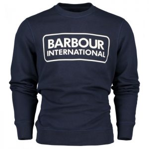 Barbour International Large Logo Sweatshirt Navy