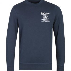Barbour Reed Crew Sweatshirt Navy