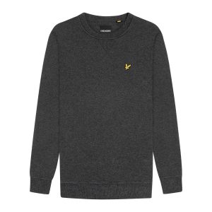 Lyle & Scott Men's Crew Neck Sweatshirt Charcoal Marl