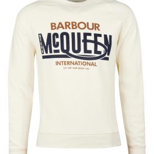 Barbour International Randall Crew Sweatshirt Whisper White