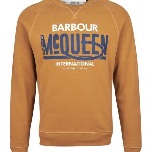 Barbour International Randall Crew Sweatshirt Cinnamon