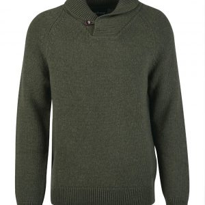 Barbour Gurnard Dock Shawl Collar Sweatshirt Forest