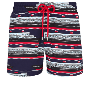 Vilebrequin Moorise Swim Short Moorise Stretch VBQ Cruise Lines Midnight Blue