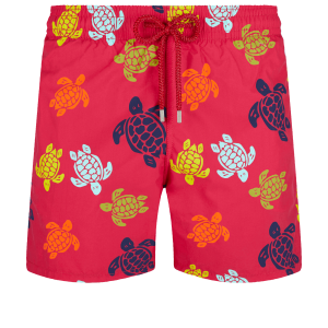 Vilebrequin Moorea Swim Shorts Ronde Des Tortues Burgundy