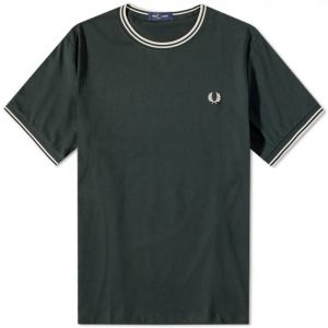 Fred Perry Twin Tipped T-Shirt Night Green