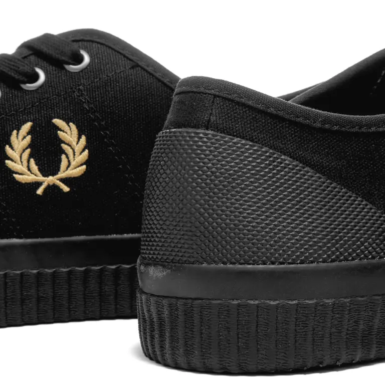 Fred Perry Hughes Low Leinwand B4365 Schwarz - 第 8/8 張圖片