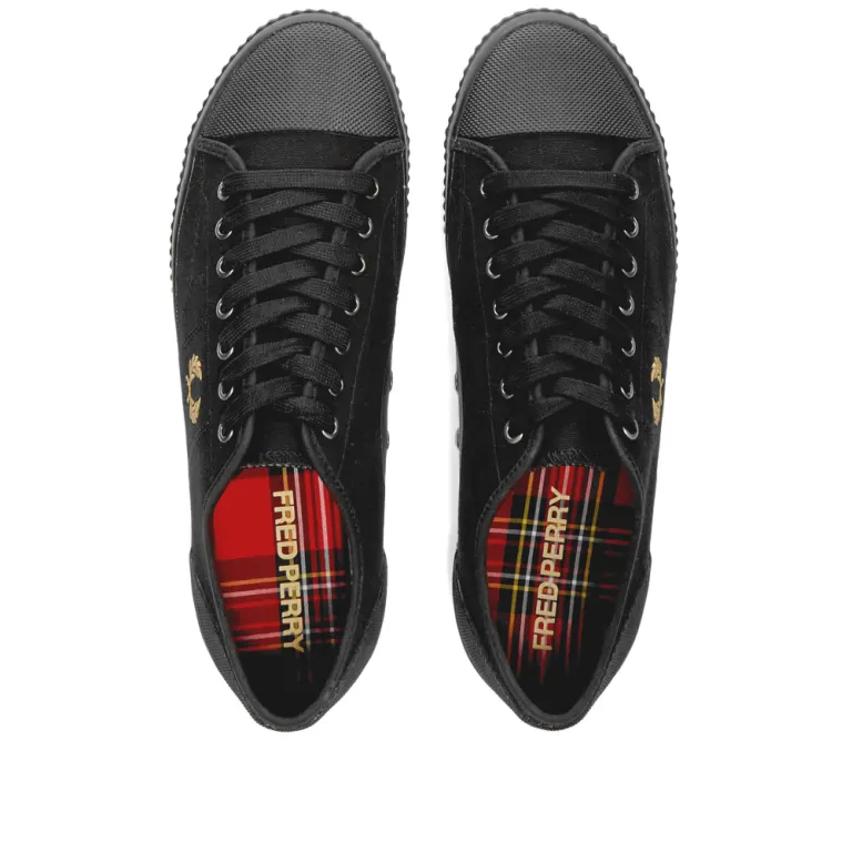 Fred Perry Hughes Low Leinwand B4365 Schwarz - 第 7/8 張圖片