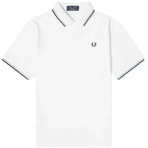 Fred Perry Reissues Original Twin Tipped Polo White Ice Navy