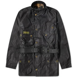 Barbour International Original Wax Jacket Navy