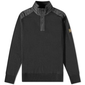 Belstaff Kilmington Quarter Zip Jumper Merino Black