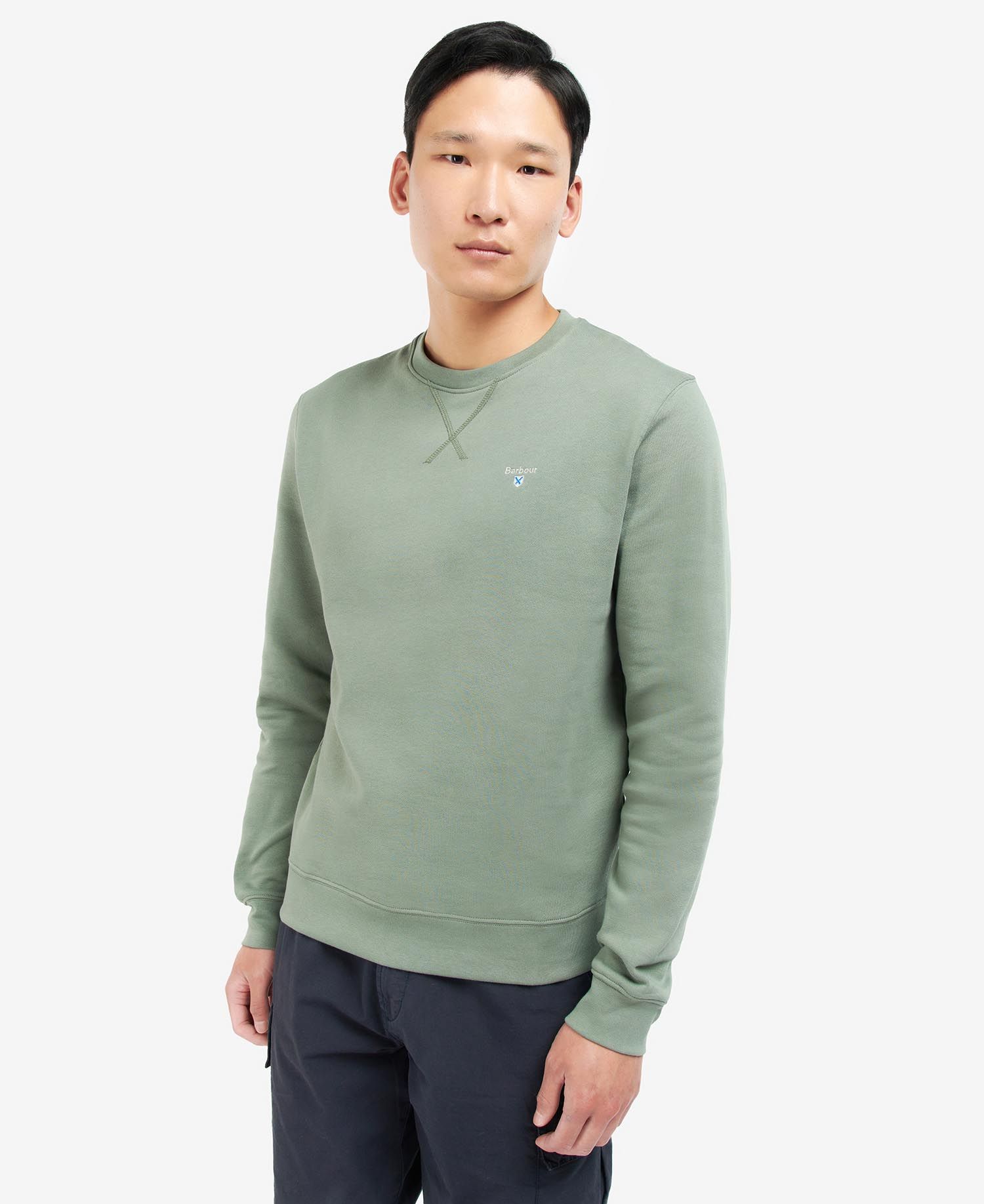 Barbour Ridsdale Maglione A Collo Giro Agave Verde - Foto 9 di 18