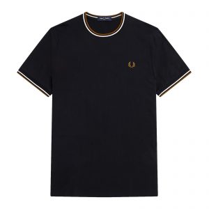 Fred Perry Twin Tipped T-Shirt Black