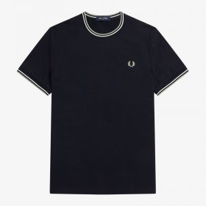 Fred Perry Twin Tipped T-Shirt Navy