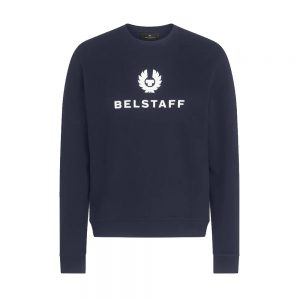 Belstaff Signature Crewneck Sweatshirt Dark Ink