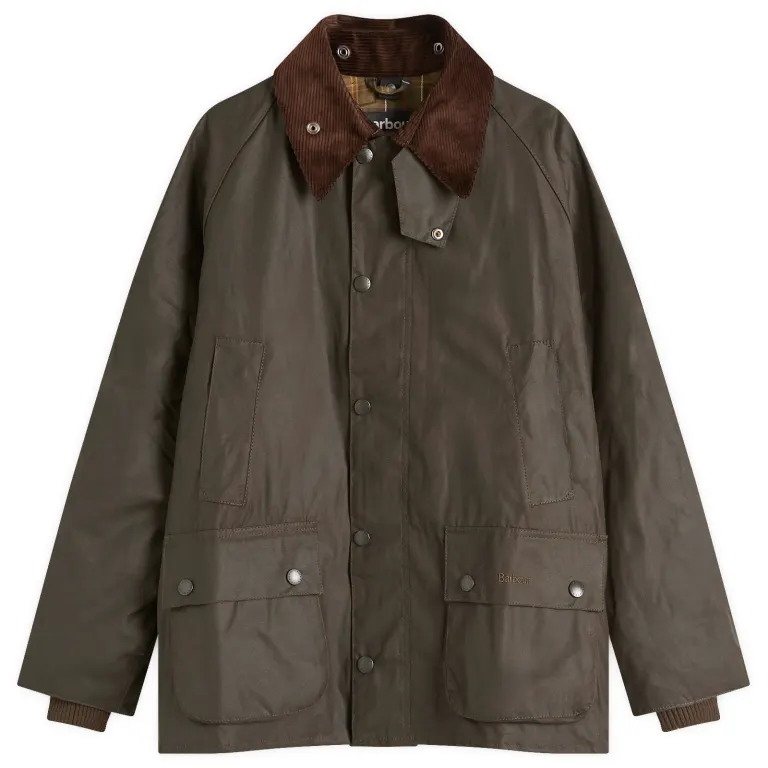 Barbour Classic Bedale Wax Jacket Oliva - Picture 6 of 10