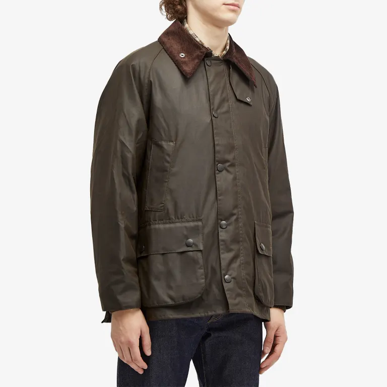 Barbour Classic Bedale Wax Jacket Oliva - Picture 10 of 10