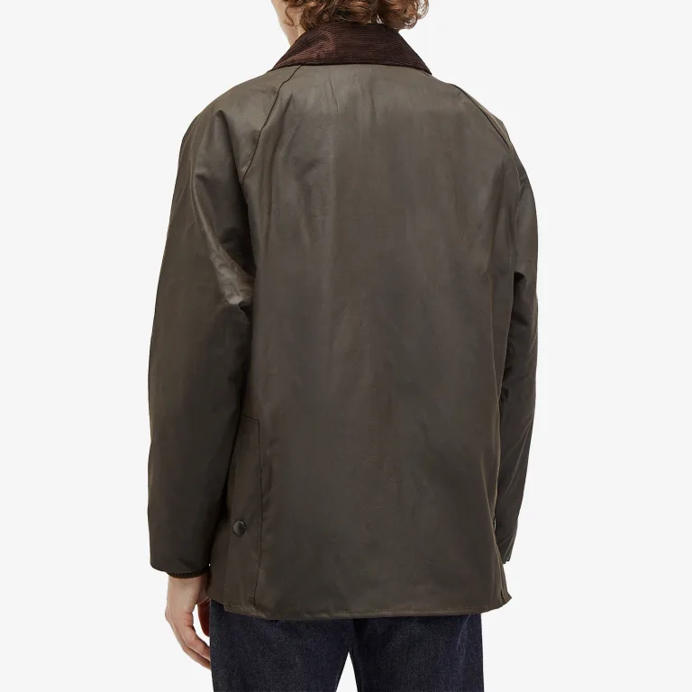 Barbour Classic Bedale Wax Jacket Oliva - Picture 9 of 10