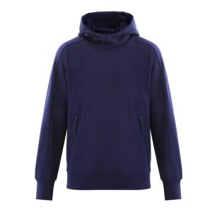 C.P. Company Diagonal Raised Fleece Goggle Hoodie Medieval Blue
