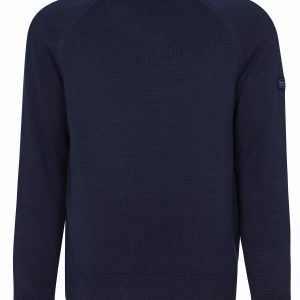 Barbour International Cotton Crew Neck Sweater International Navy