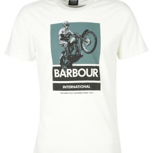 Barbour International Archie Graphic-Print T-Shirt Whisper White