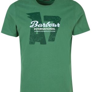 Barbour International Vantage Graphic-Print T-Shirt Racing Green