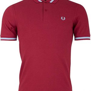 Fred Perry Reissues Original Single Tipped Polo Oxblood 924