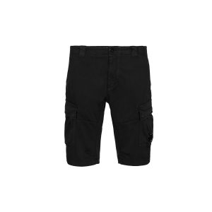 C.P. Company Stretch Sateen Cargo Shorts Black