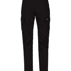 C.P. Company Stretch Sateen Cargo Pants Black