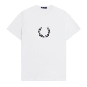 Fred Perry Laurel Wreath Graphic T-Shirt White