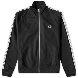 Fred Perry Taped Track Jacket 4620 Black