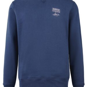 Barbour International Watch Crew Neck Sweatshirt Oxford Navy