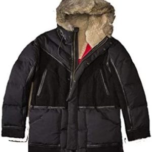 Schott NYC Limited Edition Northern Control Area Parka LMR55 Black/Black