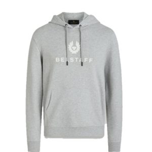 Belstaff Signature Hoodie Old Silver