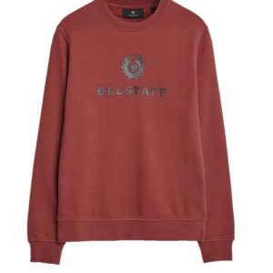 Belstaff Signature Crewneck Sweatshirt Lava Red