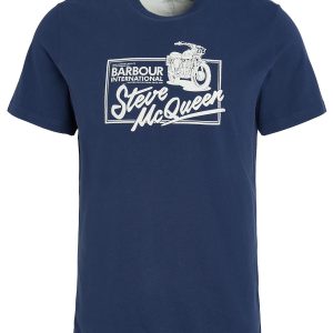 Barbour International Eddie T-Shirt Oxford Navy